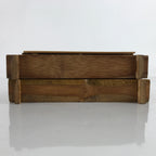 Japanese Bamboo Shabu Shabu Meat Stacking Serving Dishes Vtg Plates Brown L282
