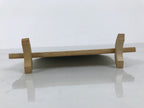 Japanese Bamboo Shikishi Art Board w/Display Stand Vtg Artwork Frame Blank JK924