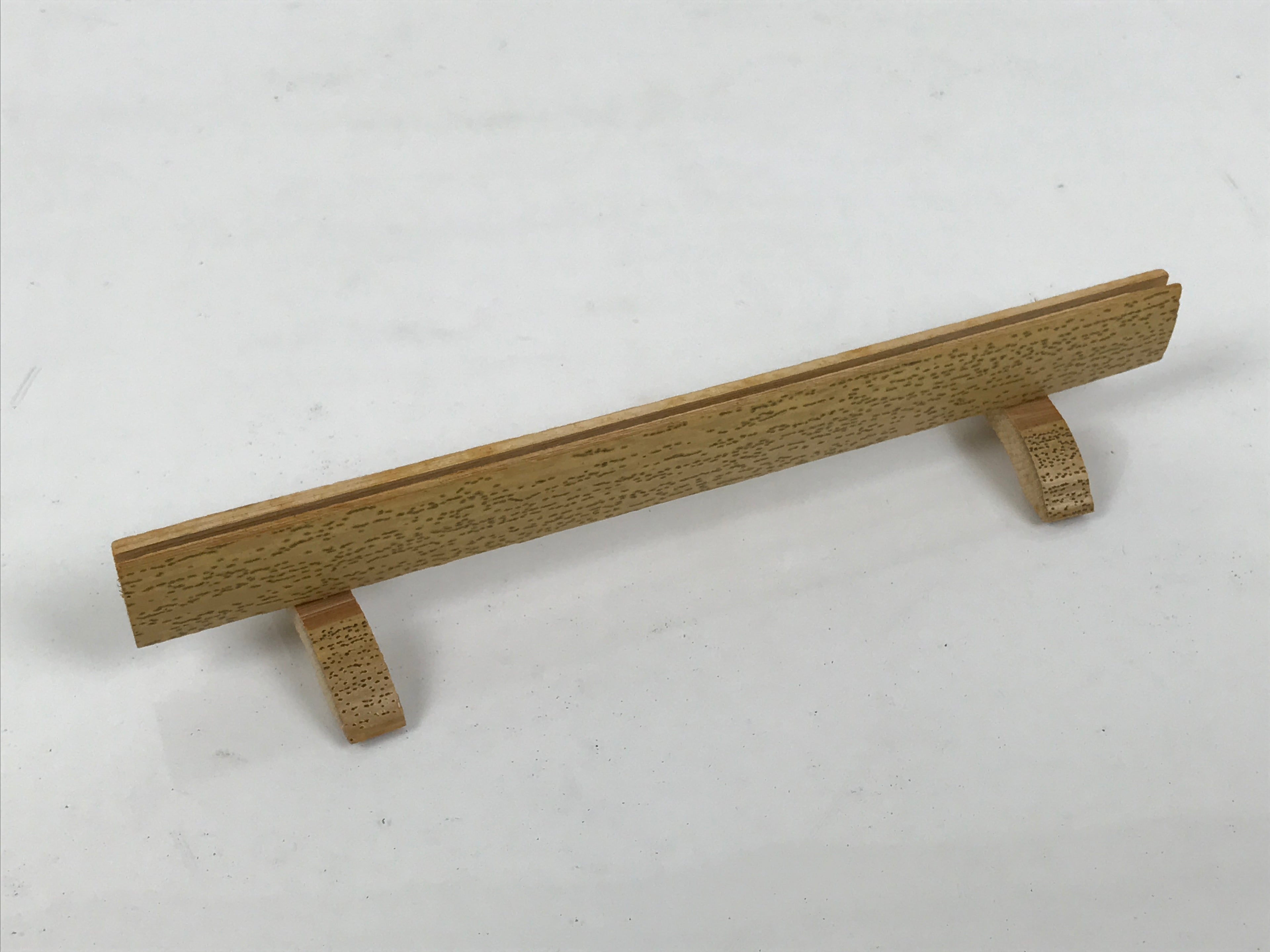 Japanese Bamboo Shikishi Art Board w/Display Stand Vtg Artwork Frame Blank JK924