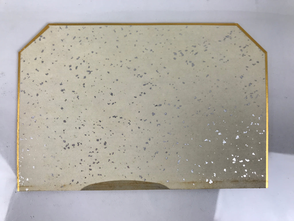 Japanese Bamboo Shikishi Art Board w/Display Stand Vtg Artwork Frame Blank JK924