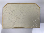 Japanese Bamboo Shikishi Art Board w/Display Stand Vtg Artwork Frame Blank JK924
