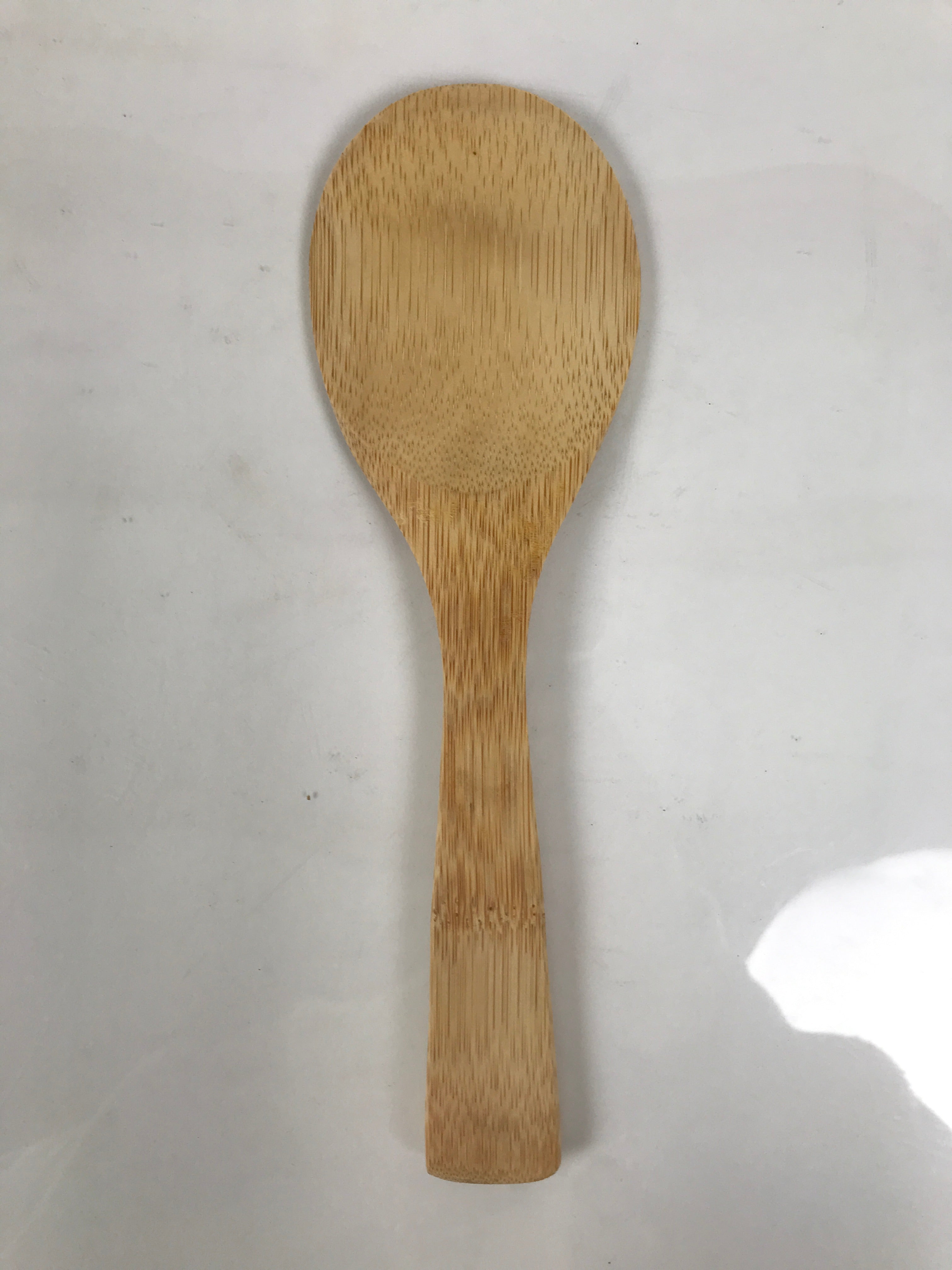 Japanese Bamboo Sushi Rice Paddle Vtg Shamoji Spatula Scoop Light Brown JK944
