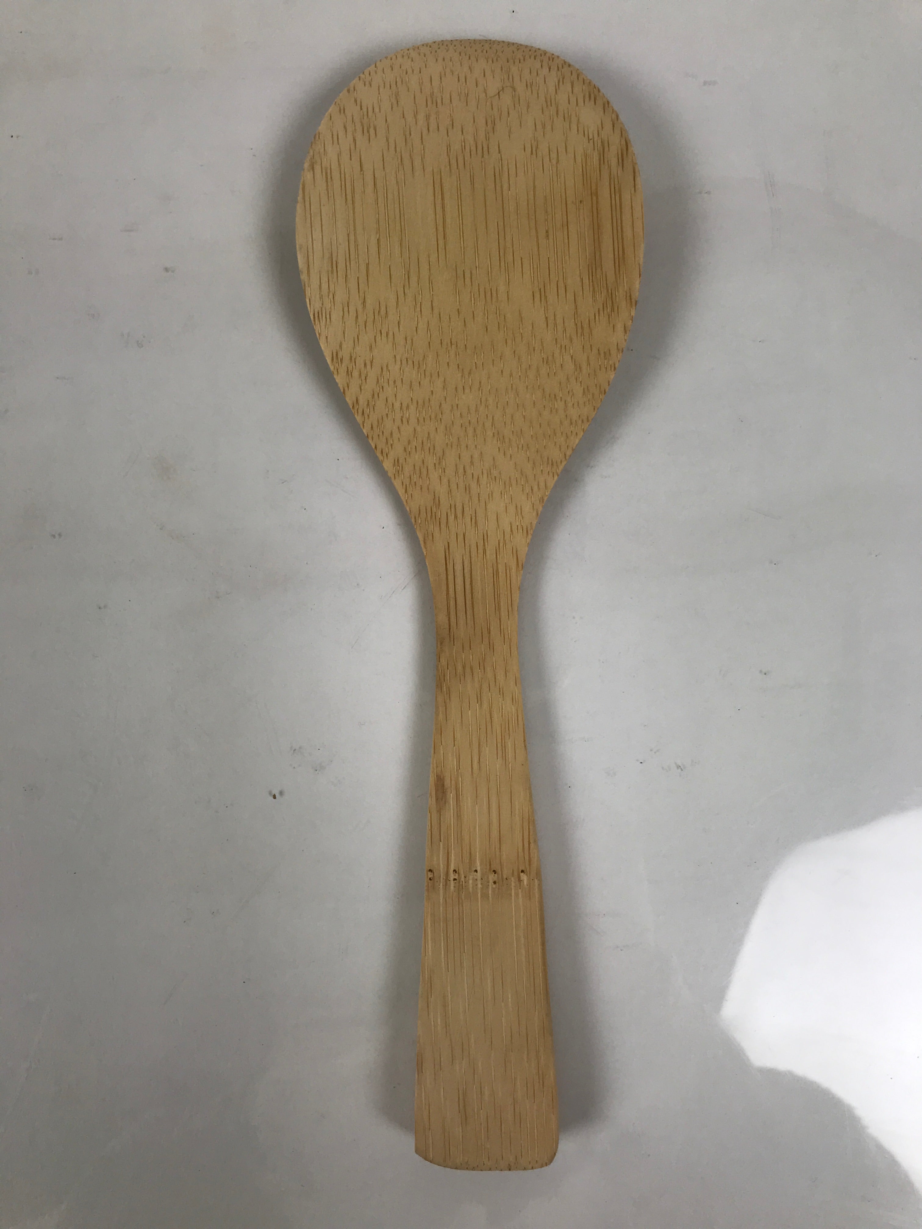 Japanese Bamboo Sushi Rice Paddle Vtg Shamoji Spatula Scoop Light Brown JK944