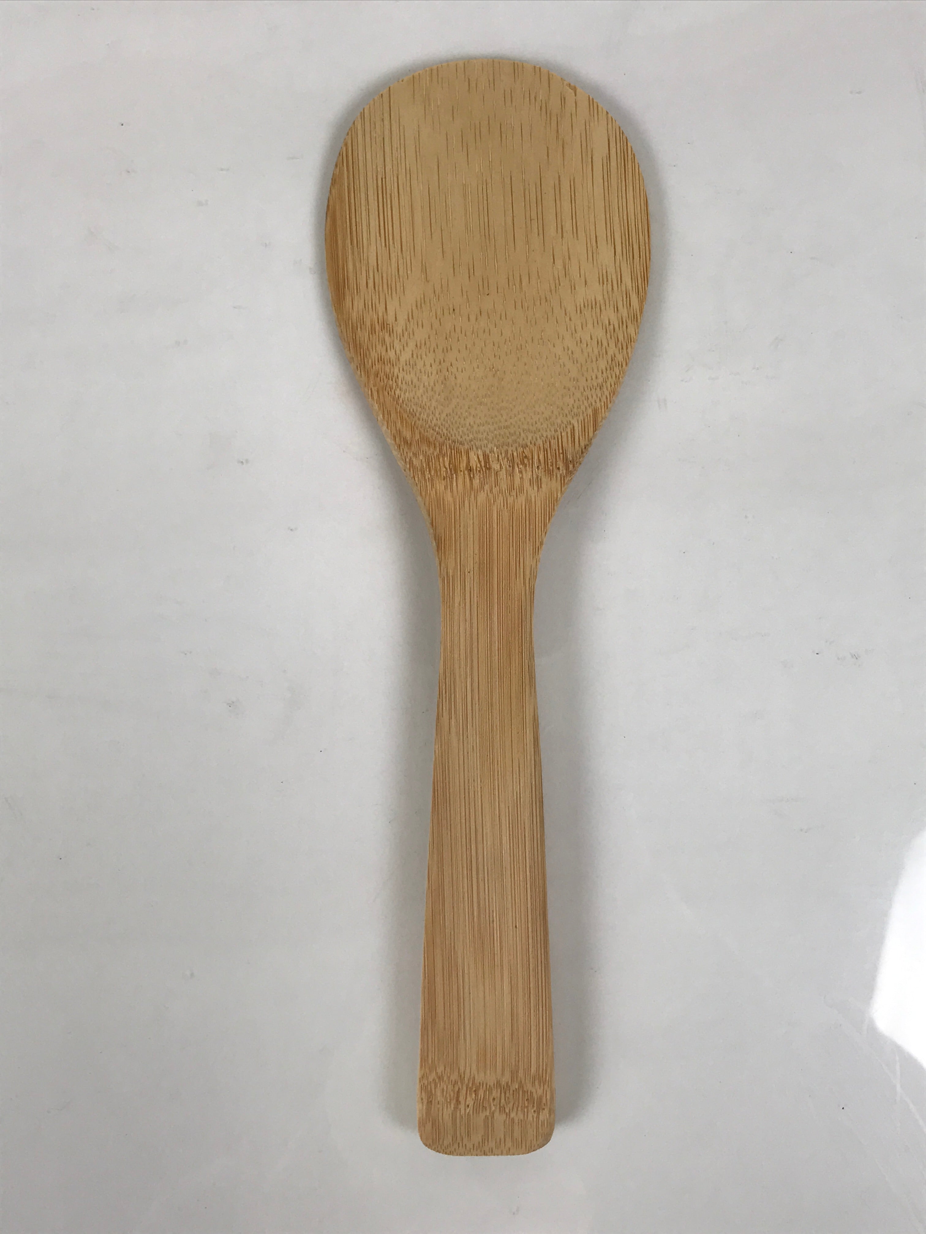 Japanese Bamboo Sushi Rice Paddle Vtg Shamoji Spatula Scoop Light Brown JK945