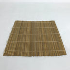 Japanese Bamboo Sushi Rolling Mat Vtg Makisu Natural Wood 24cm JK719