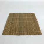 Japanese Bamboo Sushi Rolling Mat Vtg Makisu Natural Wood 24cm JK719