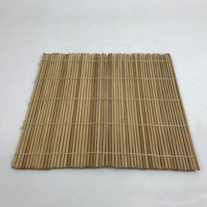 Japanese Bamboo Sushi Rolling Mat Vtg Makisu Natural Wood 24cm JK719