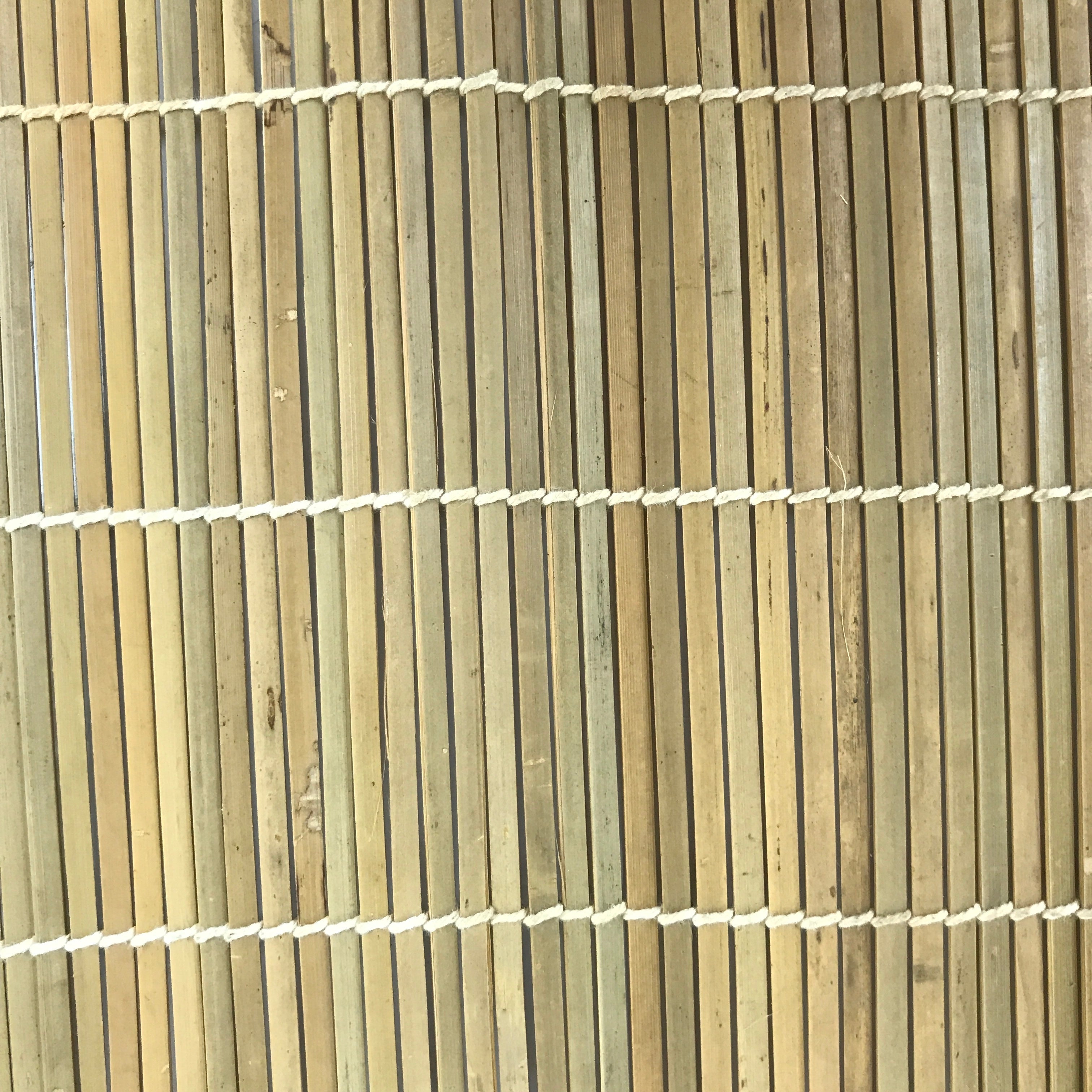 Japanese Bamboo Sushi Rolling Mat Vtg Makisu Natural Wood 24cm JK719