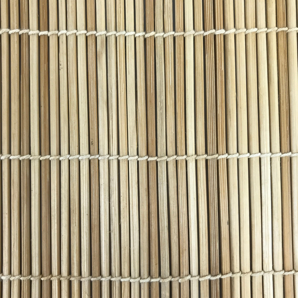 Japanese Bamboo Sushi Rolling Mat Vtg Makisu Natural Wood 24cm JK719