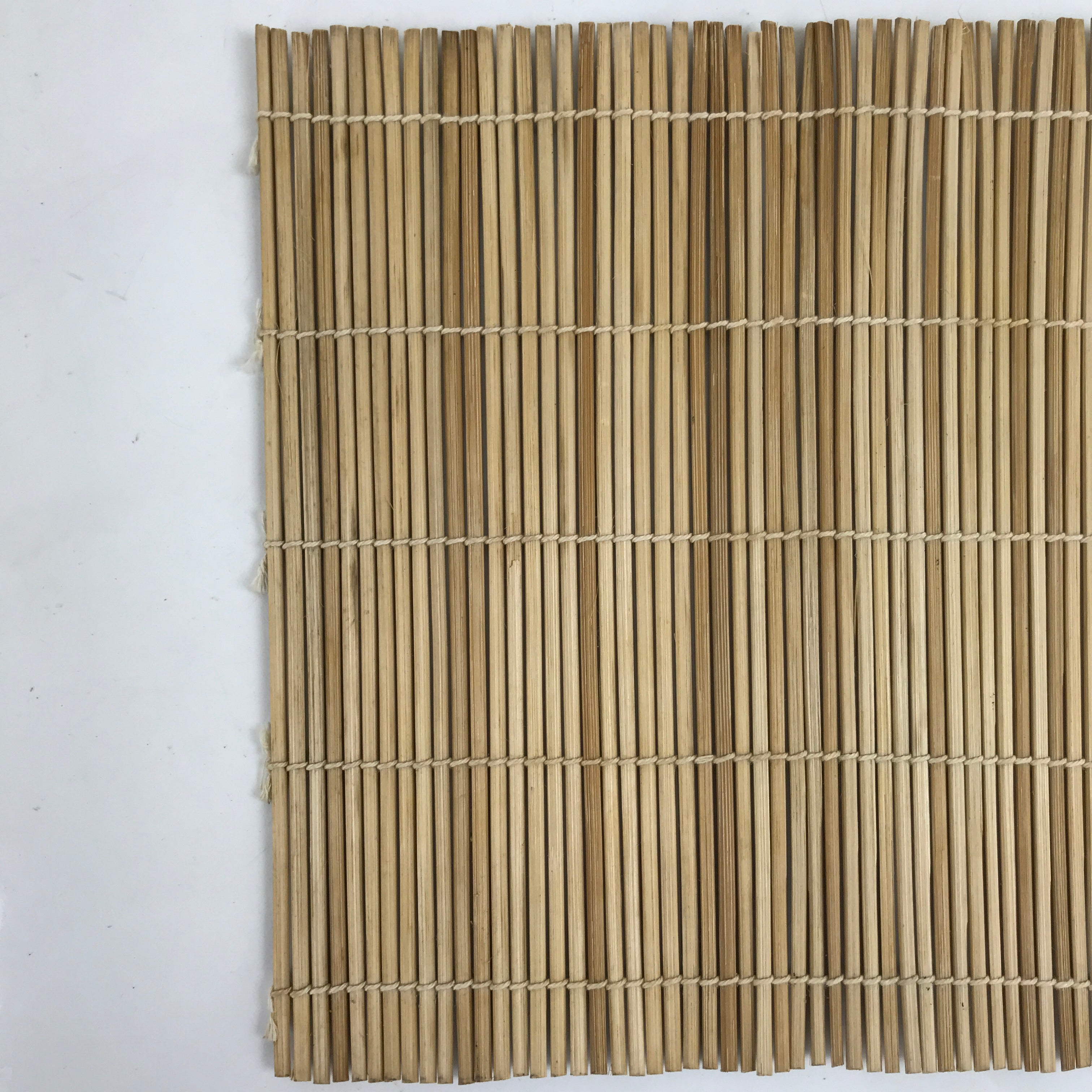 Japanese Bamboo Sushi Rolling Mat Vtg Makisu Natural Wood 24cm JK719