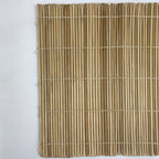 Japanese Bamboo Sushi Rolling Mat Vtg Makisu Natural Wood 24cm JK719