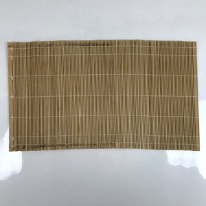 Japanese Bamboo Sushi Rolling Mat Vtg Makisu Natural Wood 46.5cm JK718