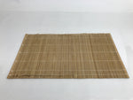 Japanese Bamboo Sushi Rolling Mat Vtg Makisu Natural Wood 46.5cm JK718