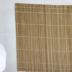 Japanese Bamboo Sushi Rolling Mat Vtg Makisu Natural Wood 46.5cm JK718