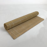 Japanese Bamboo Sushi Rolling Mat Vtg Makisu Natural Wood 46.5cm JK718