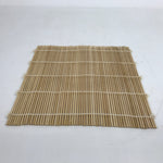 Japanese Bamboo Sushi Rolling Mat Vtg Natural Wood 24cm JK716