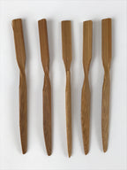 Japanese Bamboo Tea Ceremony Sweets Pick Kashikiri Youji 5pc Wagashi Knife JK681