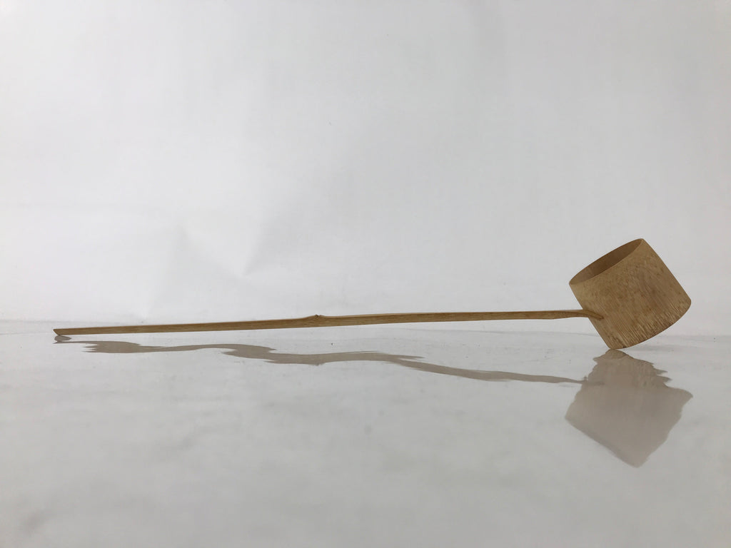 Japanese Bamboo Tea Ceremony Water Scoop Hishaku Sado Ladle Utensil TG174