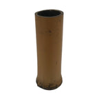Japanese Bamboo Tube Flower Vase Kabin Vtg Ikebana Arrangement Brown MFV102