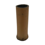 Japanese Bamboo Tube Flower Vase Kabin Vtg Ikebana Arrangement Brown MFV102
