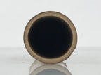 Japanese Bamboo Tube Flower Vase Kabin Vtg Ikebana Arrangement Brown MFV104