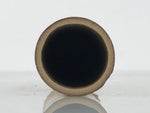 Japanese Bamboo Tube Flower Vase Kabin Vtg Ikebana Arrangement Brown MFV104