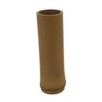 Japanese Bamboo Tube Flower Vase Kabin Vtg Ikebana Arrangement Brown MFV104
