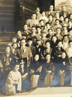 Japanese Bereaved Families Association Group Photograph Vtg Zenkoji Temple PH75