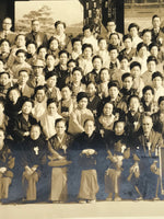 Japanese Bereaved Families Association Group Photograph Vtg Zenkoji Temple PH75