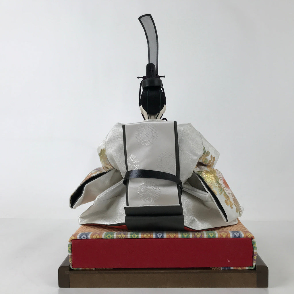 Japanese Big Hina Doll Ningyo Prince Vtg Girl's Day Ohinasama Matsuri Silk ID601