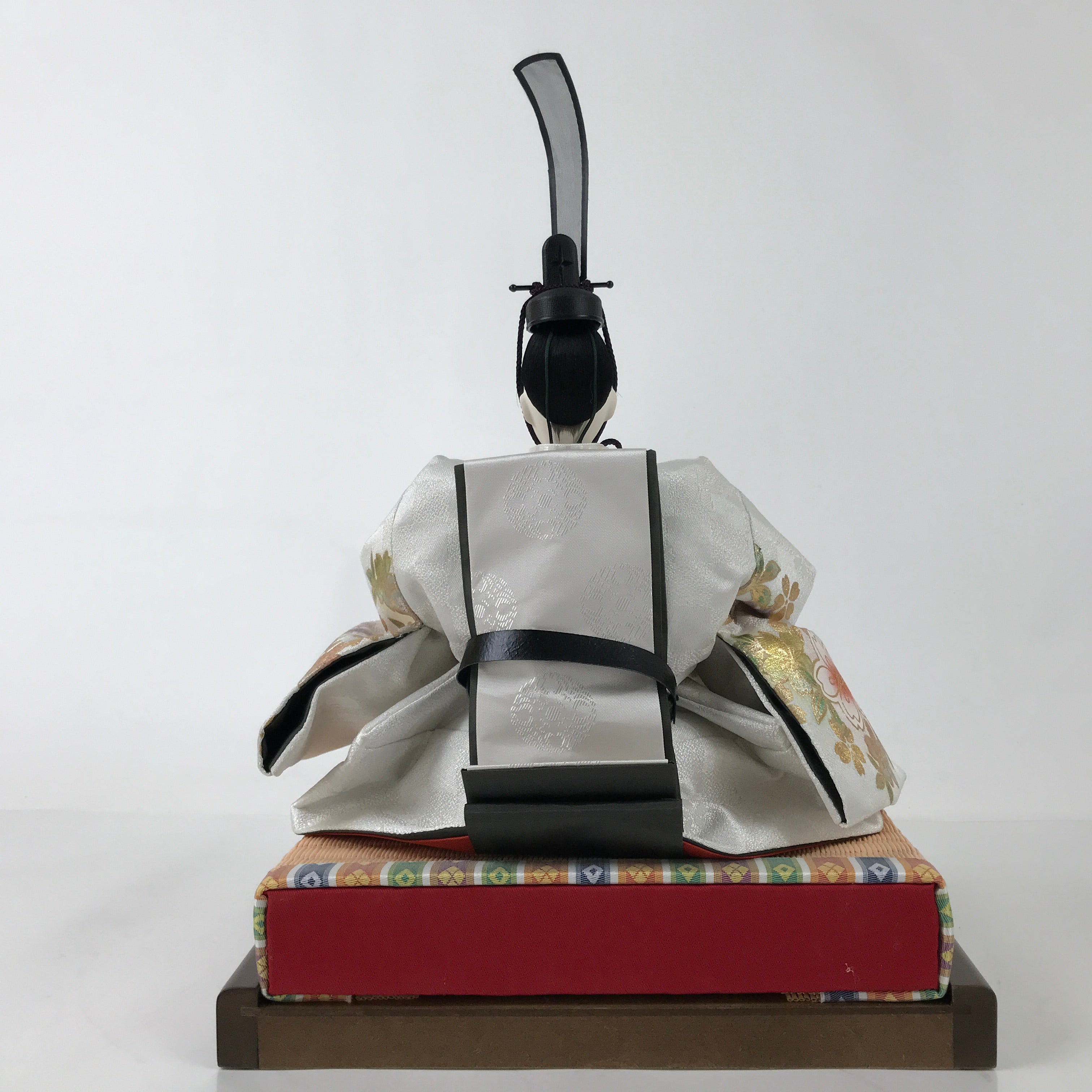Japanese Big Hina Doll Ningyo Prince Vtg Girl's Day Ohinasama Matsuri Silk ID601