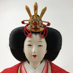 Japanese Big Hina Doll Ningyo Princess Vtg Girl's Day Ohinasama Silk ID602