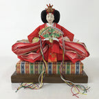 Japanese Big Hina Doll Ningyo Princess Vtg Girl's Day Ohinasama Silk ID602