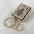 Japanese Biwa Lute Strings 9 Pcs Vtg Musical Instrument Mitsukoshi Box JK656