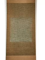 Japanese Blank Hanging Scroll Vtg Thread Holders Brown Floral SC890