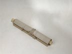 Japanese Blank Hanging Scroll Vtg Thread Holders Floral Green Brown Gold SC880