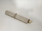 Japanese Blank Hanging Scroll Vtg Thread Holders Floral Green Brown Gold SC880
