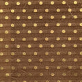 Japanese Blank Hanging Scroll Vtg Thread Holders Gold Floral Kakejiku SC962