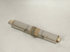Japanese Blank Hanging Scroll Vtg Thread Holders Green Floral Orange Gold SC881