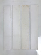 Japanese Blank Tanzaku Shikishi Art Board Set Vtg 4pcs Gold Green Design A750