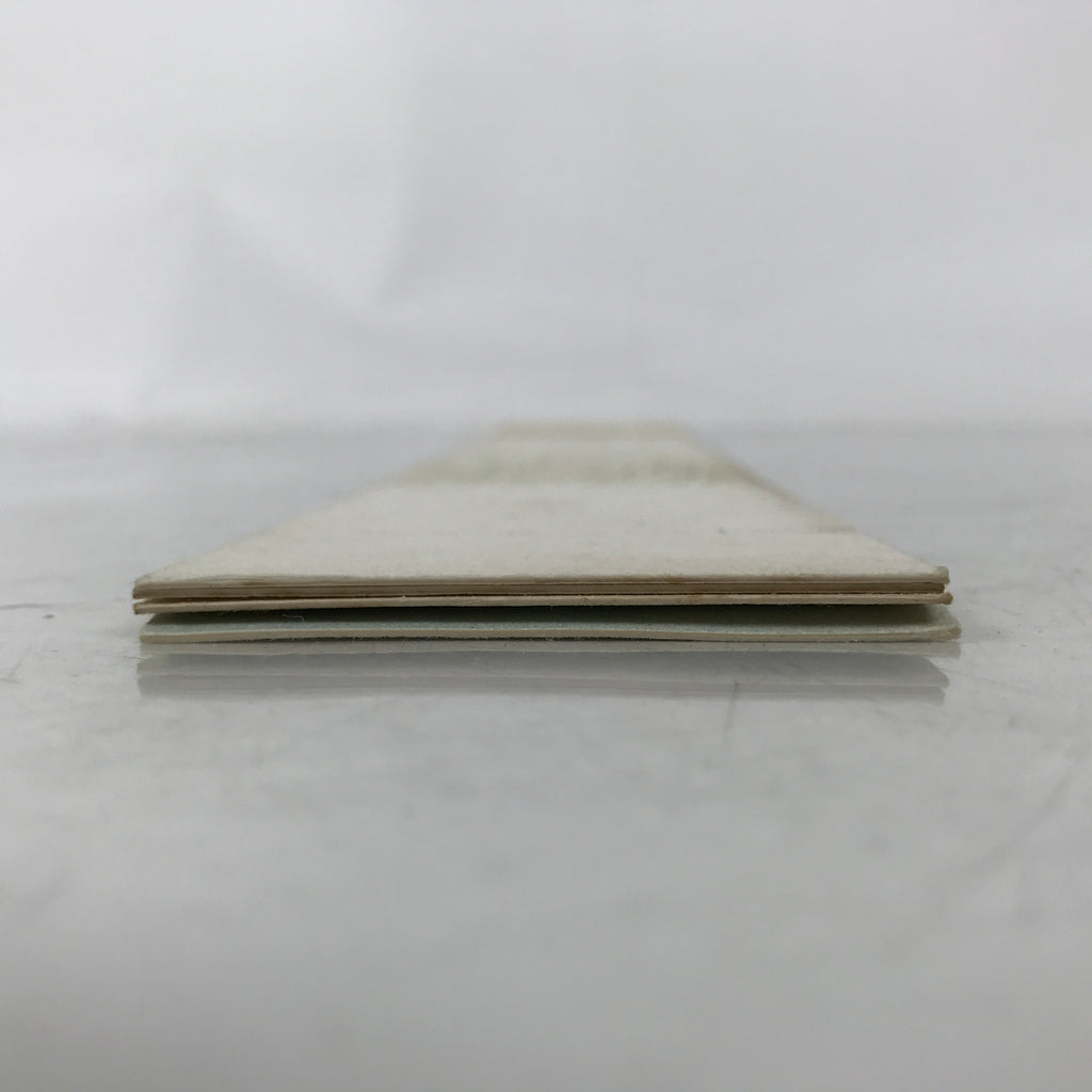 Japanese Blank Tanzaku Shikishi Art Board Set Vtg 4pcs Gold Green Design A750