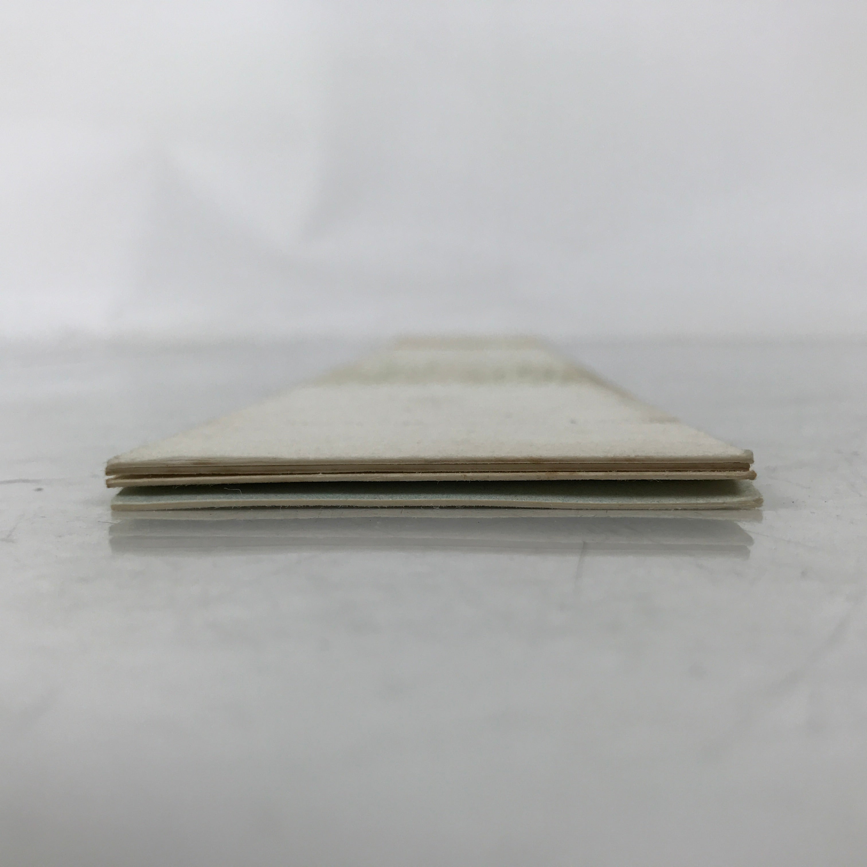 Japanese Blank Tanzaku Shikishi Art Board Set Vtg 4pcs Gold Green Design A750