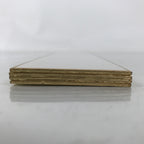 Japanese Blank Tanzaku Shikishi Art Board Set Vtg 4pcs White Gold Border A743