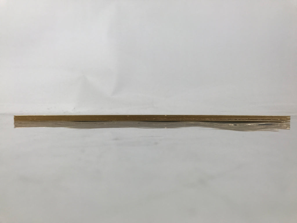 Japanese Blank Tanzaku Shikishi Art Board Set Vtg 4pcs White Gold Border A743