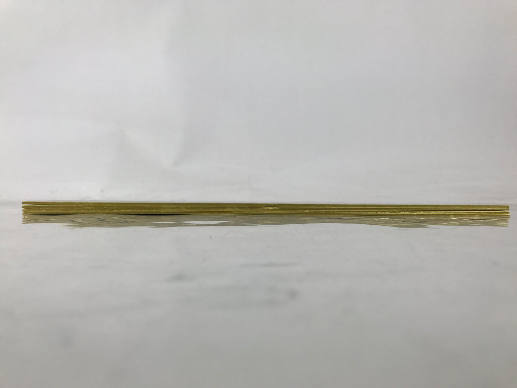 Japanese Blank Tanzaku Shikishi Art Board Set Vtg 4pcs White Gold Border A744
