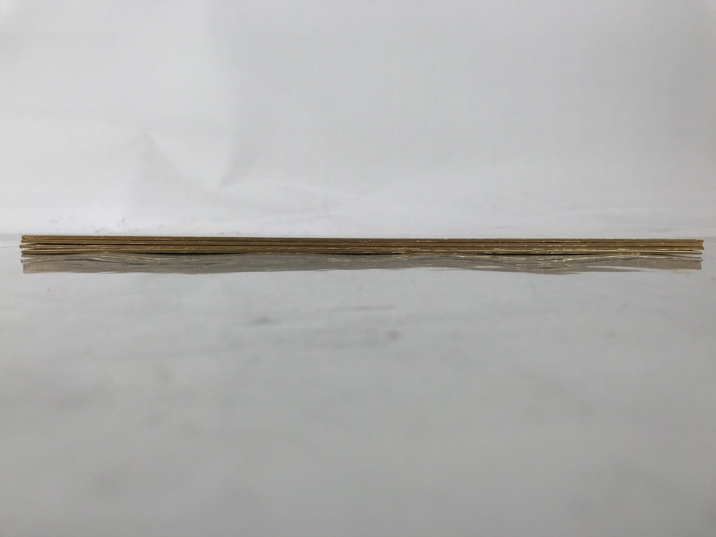 Japanese Blank Tanzaku Shikishi Art Board Set Vtg 4pcs White Gold Border A745