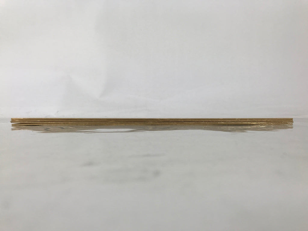 Japanese Blank Tanzaku Shikishi Art Board Set Vtg 4pcs White Gold Border A745