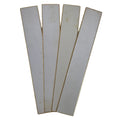 Japanese Blank Tanzaku Shikishi Art Board Set Vtg 4pcs White Gold Border A745