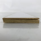 Japanese Blank Tanzaku Shikishi Art Board Set Vtg 4pcs White Gold Border A746