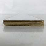 Japanese Blank Tanzaku Shikishi Art Board Set Vtg 4pcs White Gold Border A746